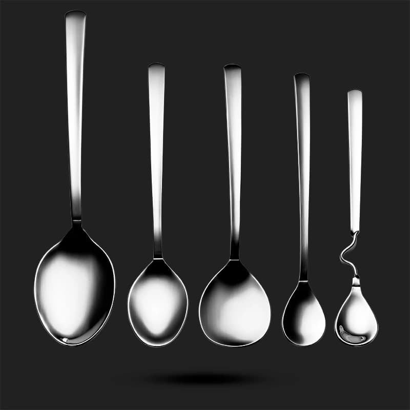 سرویس قاشق و چنگال 172 پارچه 30 نفره طرح رویال — تصویر ۳