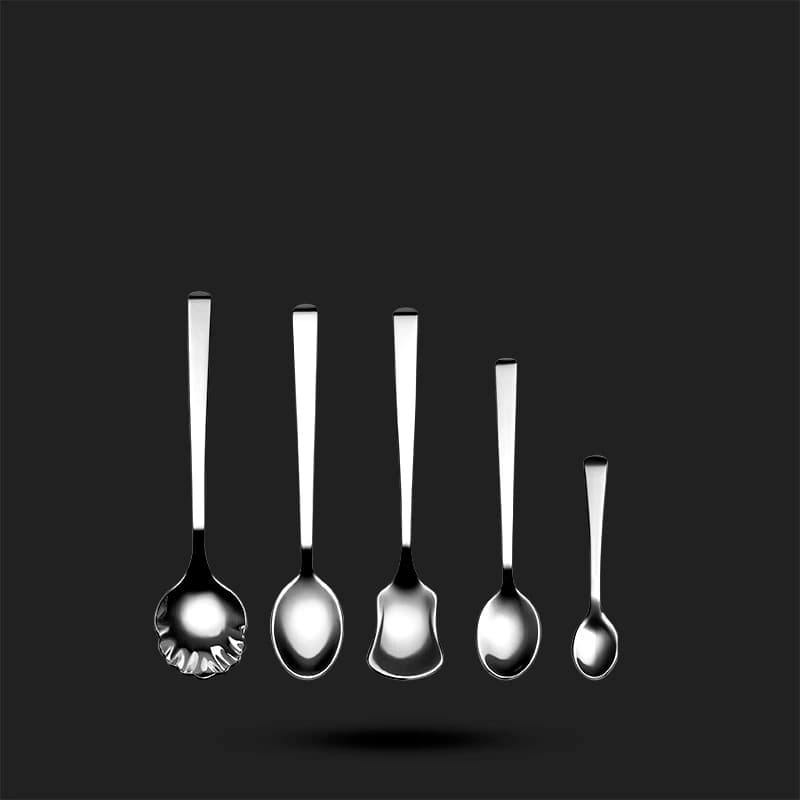 سرویس قاشق و چنگال 136 پارچه 24 نفره طرح سلیا — تصویر ۳