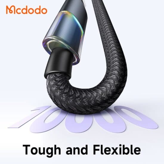 کابل شارژ سریع لایتنینگ 3 آمپر هفت رنگ برند مک دودو مدل MCDODO CA-8170 طول 1.2متر — تصویر ۷