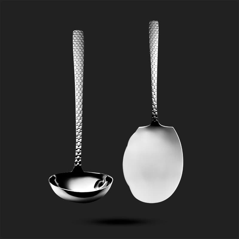 سرویس قاشق و چنگال 102 پارچه 12 نفره طرح مایا — تصویر ۴
