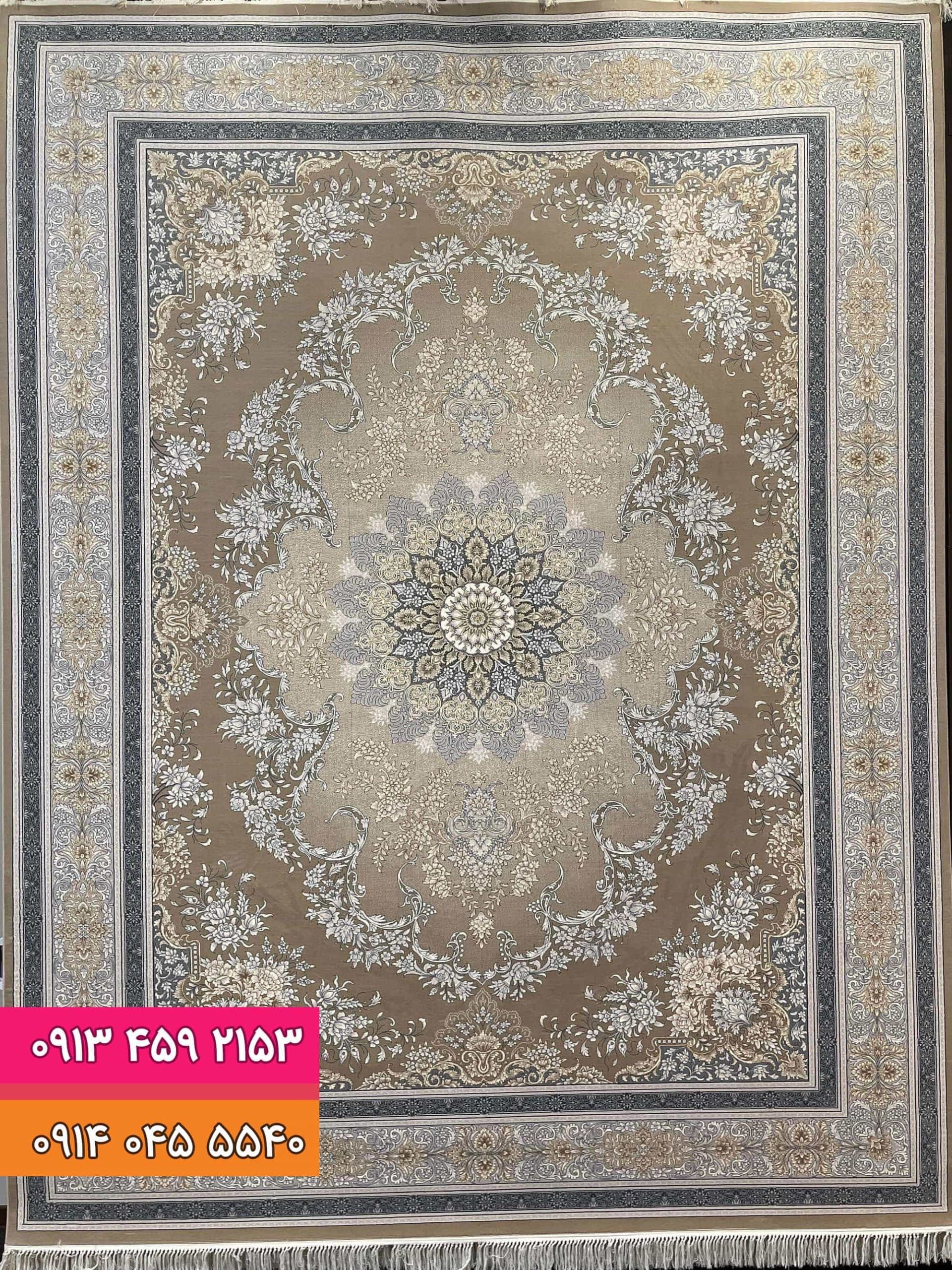 فرش طرح 1135 زمینه خاکی