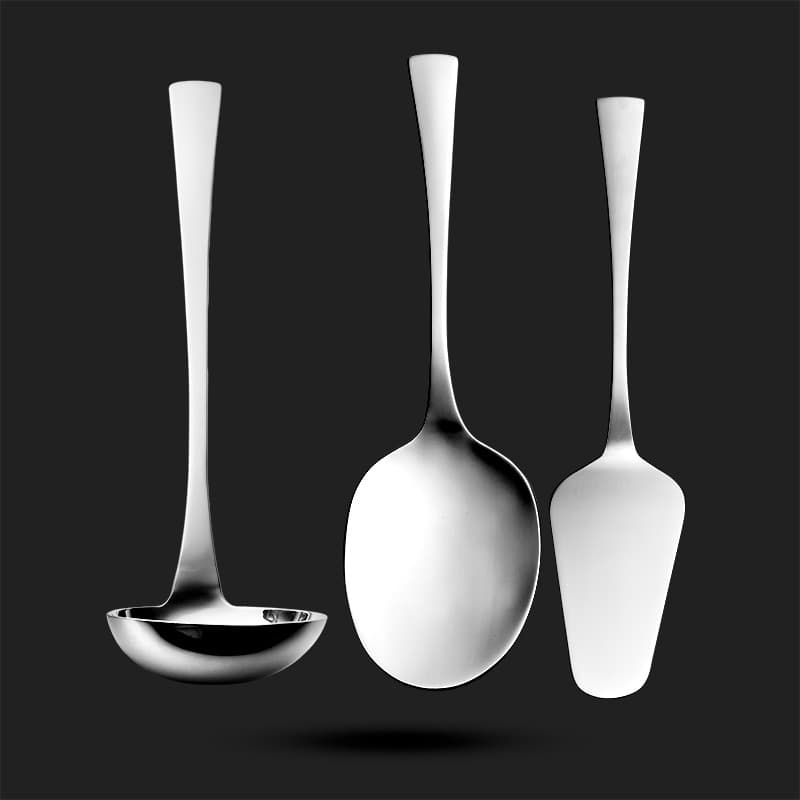 سرویس 136 پارچه قاشق و چنگال 24 نفره طرح آوید — تصویر ۶