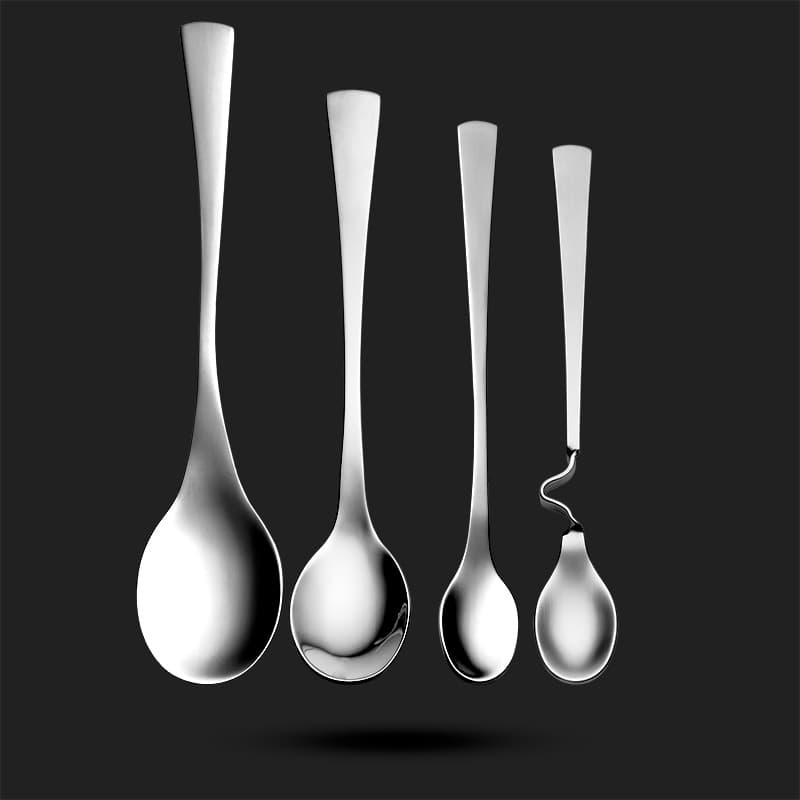 سرویس 136 پارچه قاشق و چنگال 24 نفره طرح آوید — تصویر ۴
