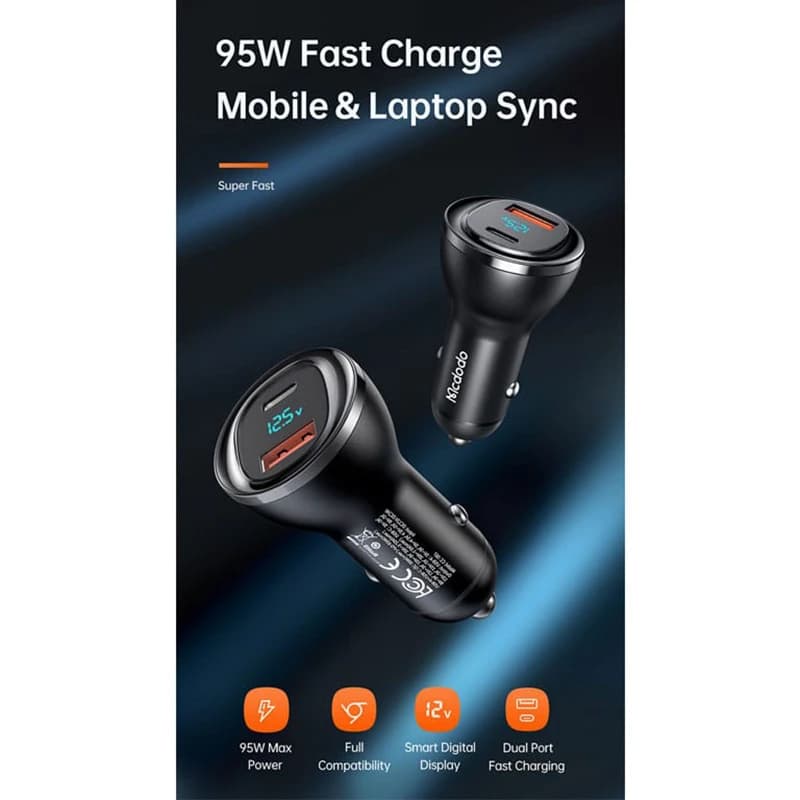 شارژر فندکی USB-A مک دودو مدل Mcdodo CC-567 — تصویر ۷