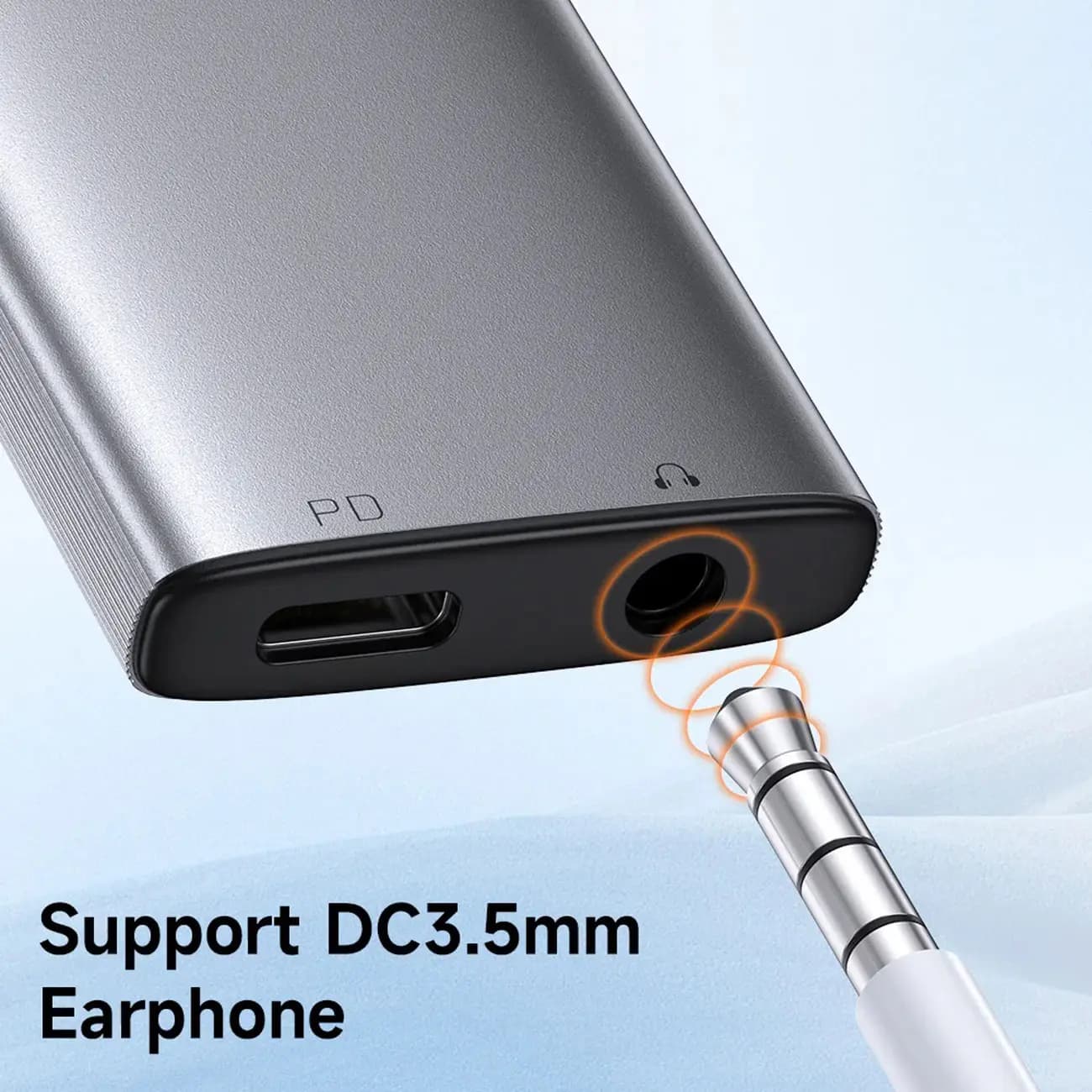 تبدیل لایتنینگ به جک 3.5 میلیمتری AUX+پورت لایتنینگ مک دودو مدل MCDODO CA-5540 — تصویر ۶