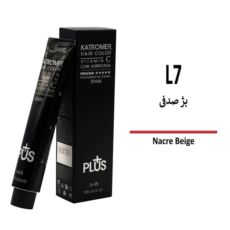 رنگ مو کاترومر L7 بژ صدفی — تصویر ۳