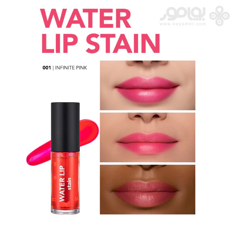 تینت لب میوه ای فلورمار SATIN شماره 001 رنگ INFINITE PINK — تصویر ۱۲