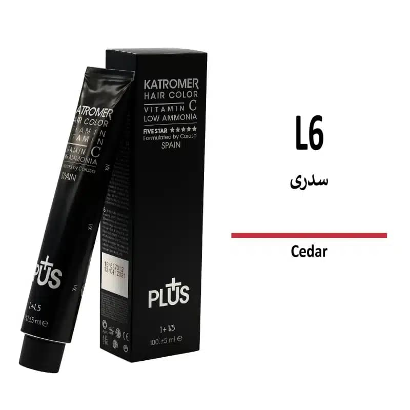 رنگ مو کاترومر L6 سدری — تصویر ۳