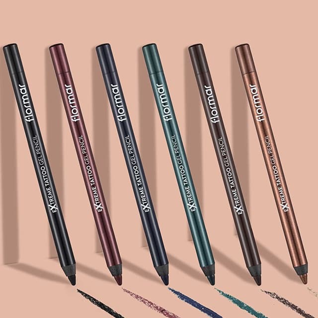 مداد چشم ژله ای ضد آب فلورمار Flormar مدل Extreme tattoo Gel Pencil شماره 02 رنگ Walnut — تصویر ۸