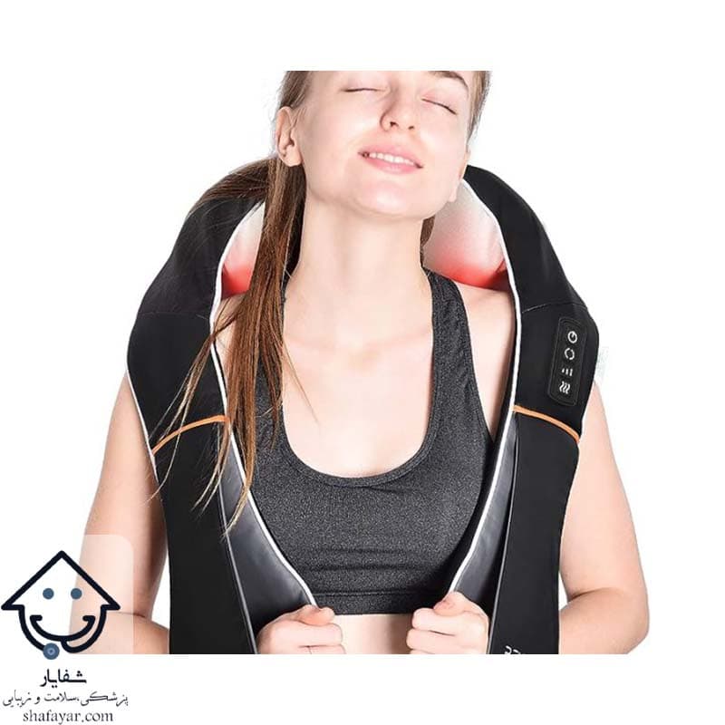 ماساژور حرارتی گردن و شانه برند رنفو برقی