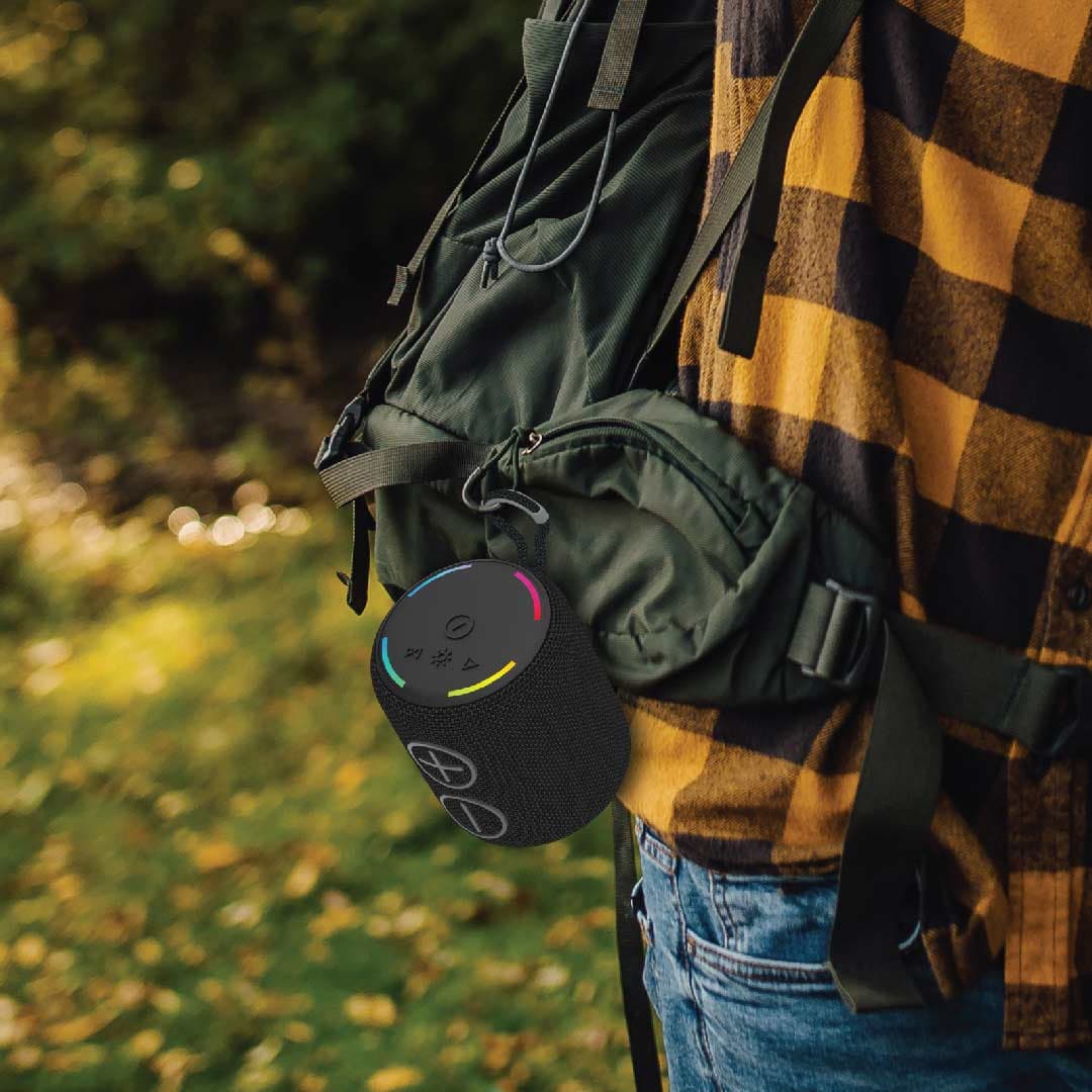 اسپیکر بلوتوثی قابل حمل گرین لاین Green Lion Porto Wireless Speaker – Black — تصویر ۳