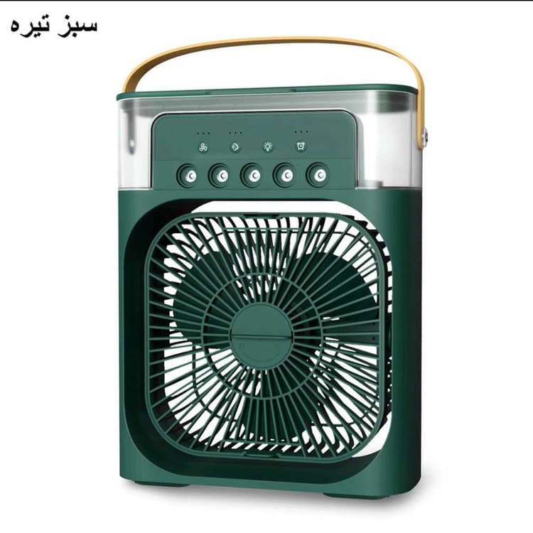 پنکه رومیزی مه پاش USB مدل 10W با تایمر و تنظیم سرعت خنک‌کننده رومیزی — تصویر ۴