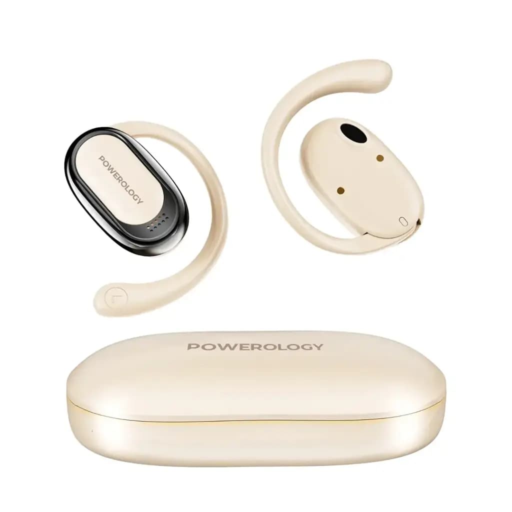 هندزفری بلوتوثی القایی پاورولوژی مدل Oura Open-Ear Earbuds Powerology Oura Open-Ear Earbuds