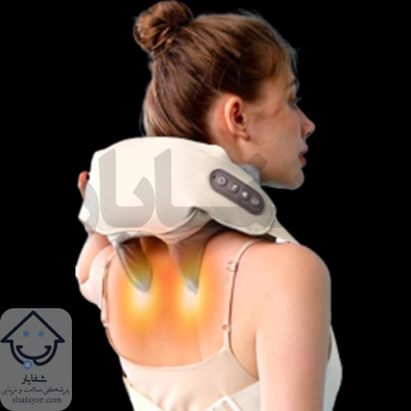 ماساژور گردن و شانه با قابلیت کمپرس گرما شارژی (های کپی)