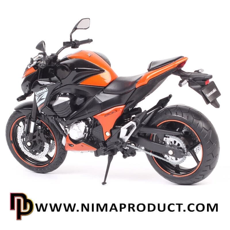 ماکت فلزی موتور سیکلت مدل Kawasaki Z800 DG — تصویر ۸