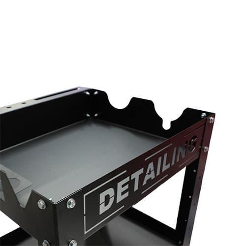 میز ترولی سه طبقه مشکی مخصوص مراکز دیتیلینگ مدل 2074 Detailing Trolley — تصویر ۲