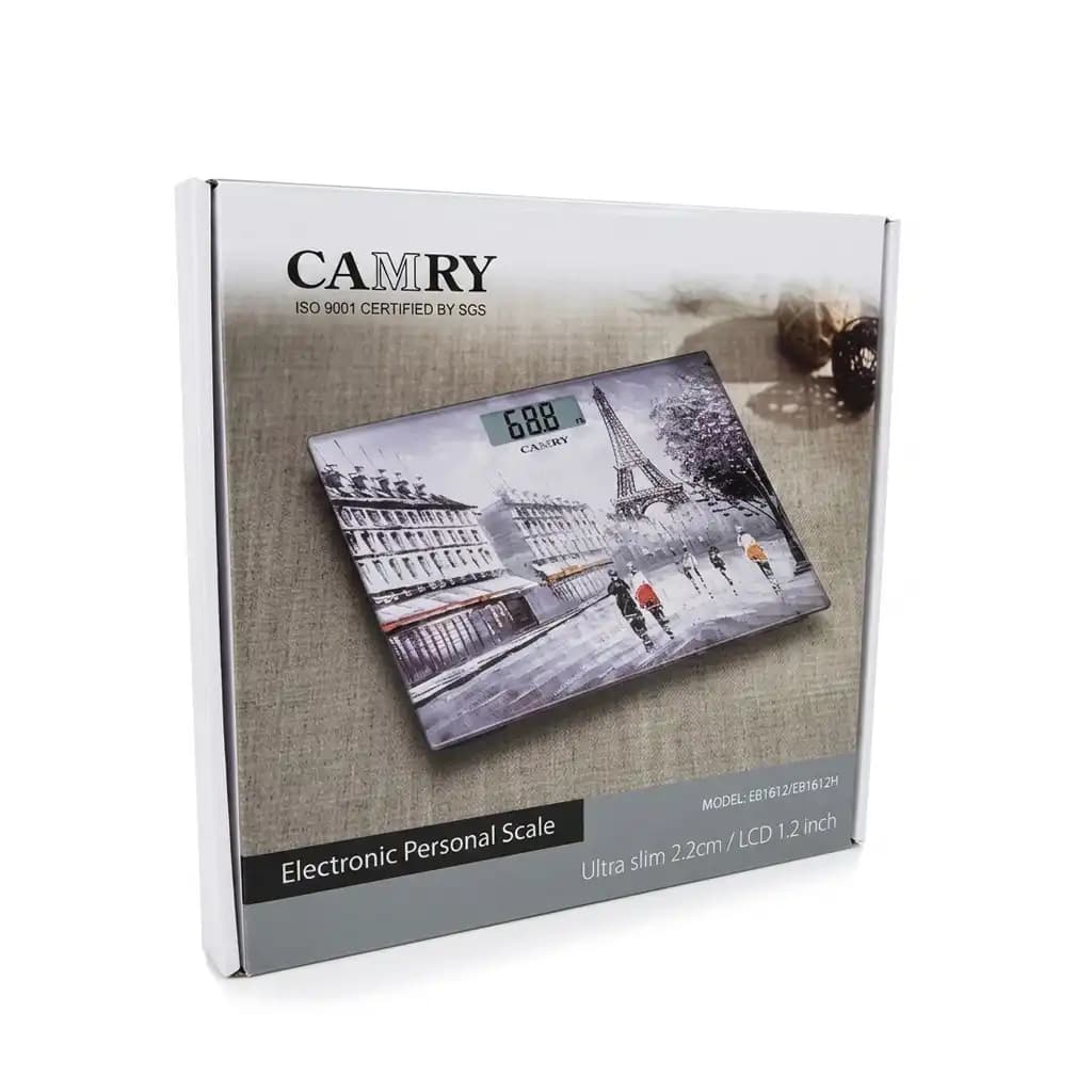 ترازو دیجیتال شیشه ای کمری مدل Camry EB1612H — تصویر ۳