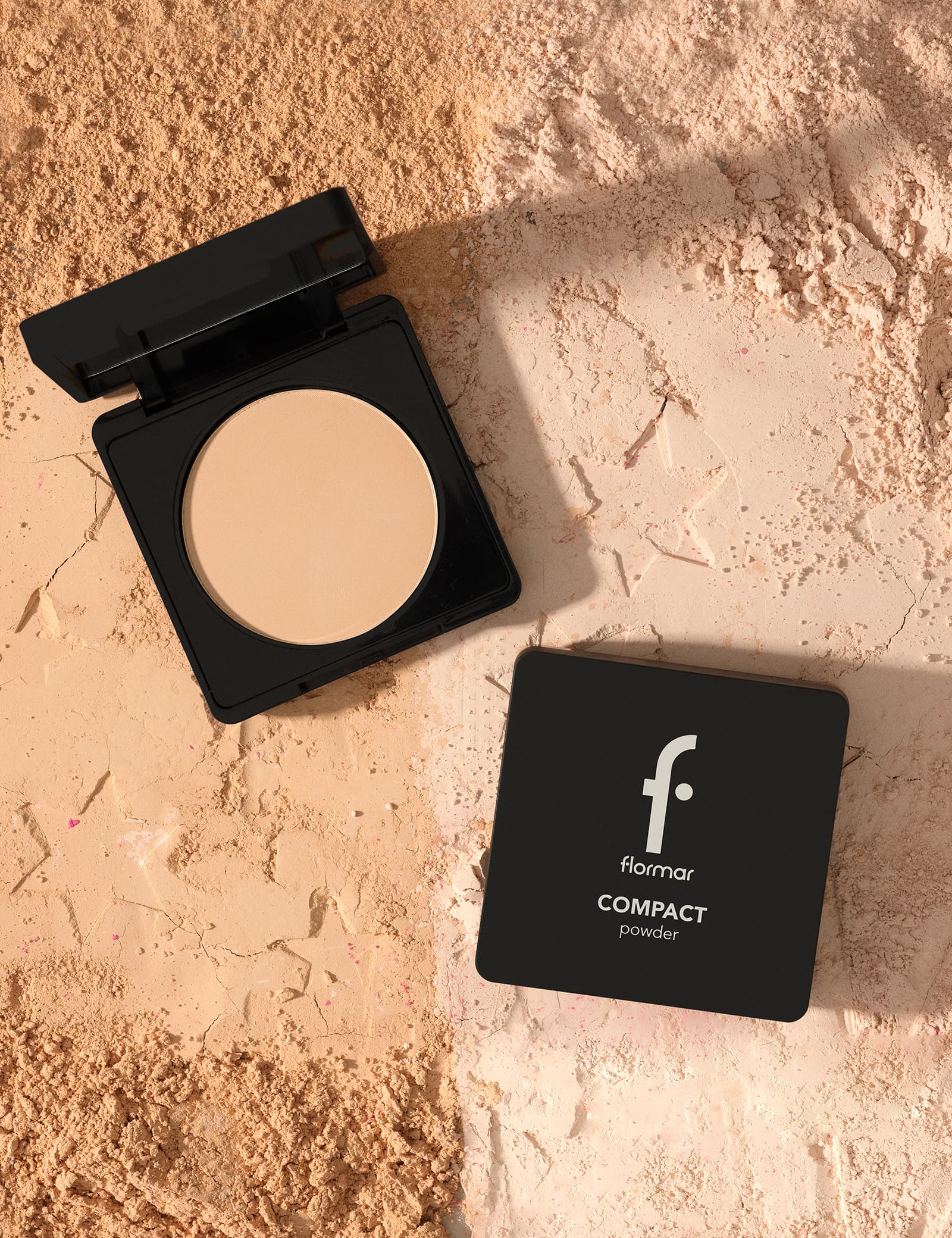 پنکیک فشرده فلورمار مدل C.Powder شماره 092 رنگ هلویی ملایم — تصویر ۷