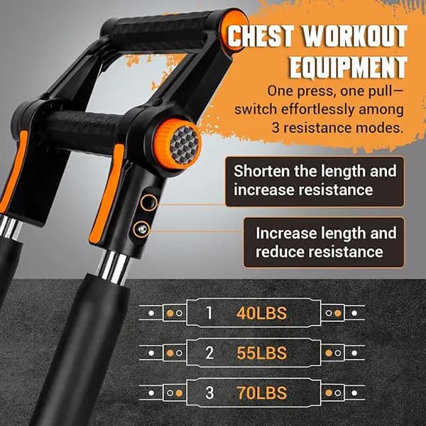 دستگاه تقویت عضلات سینه فنری چندکاره — تصویر ۴