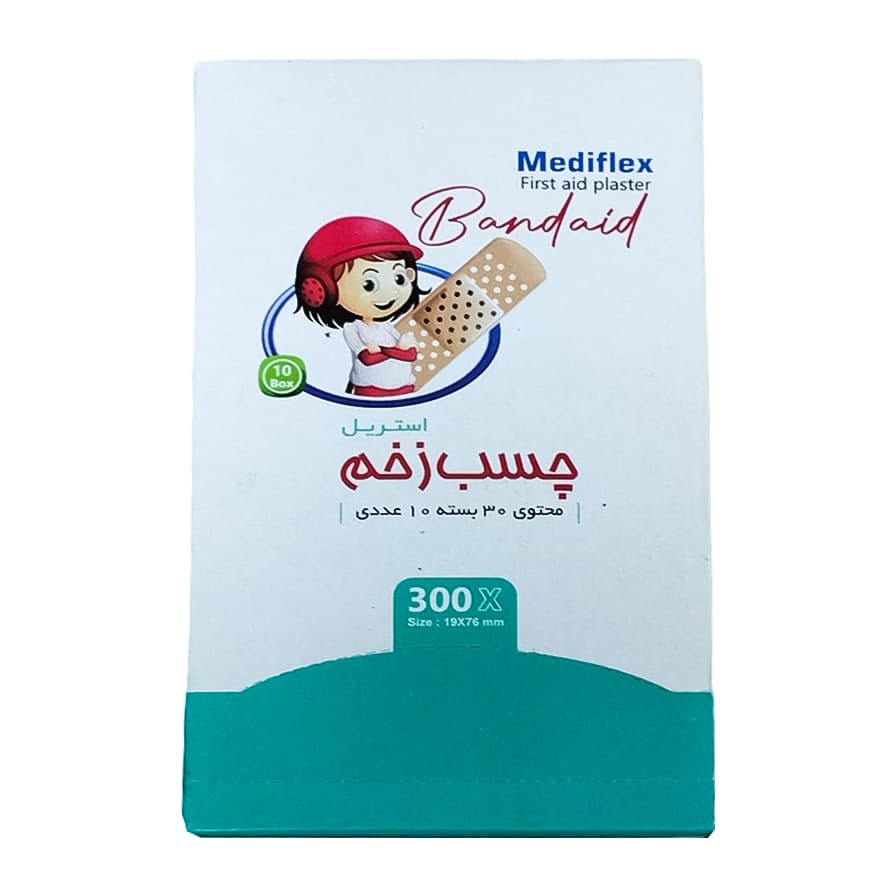 چسب زخم مدیفلکس بسته 300 عددی