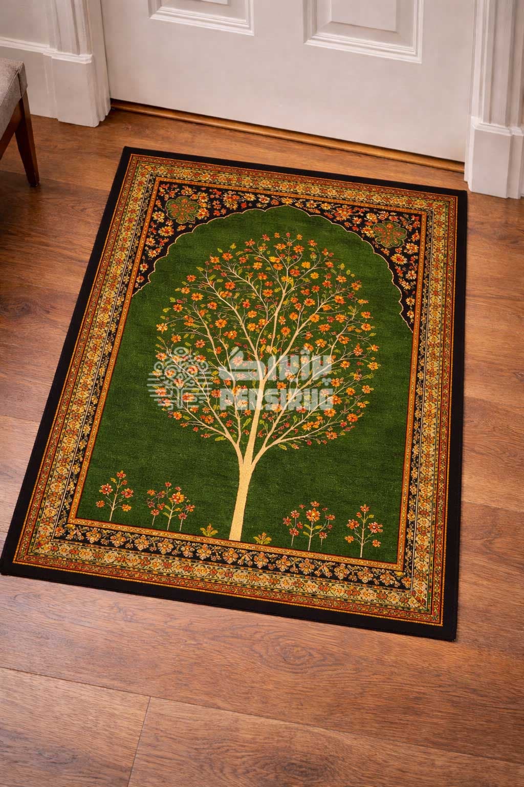 پادری ماشینی طرح هزارشکوفه سبز — تصویر ۲