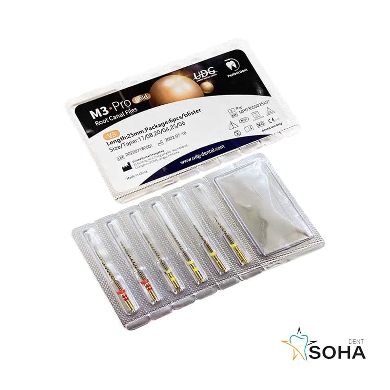 فایل روتاری 4% گلد M3 25mm