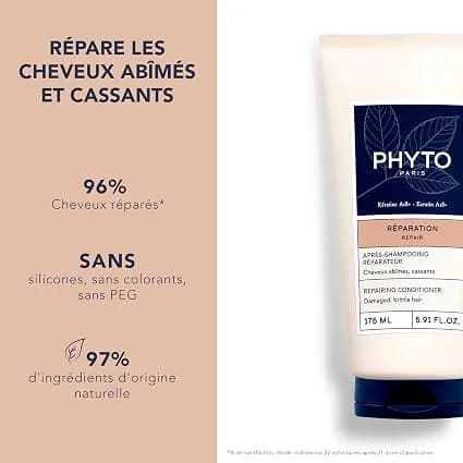 نرم‌کننده Repair Repairing فیتو Phyto تقویت‌کننده موی آسیب دیده حجم 175میل — تصویر ۵