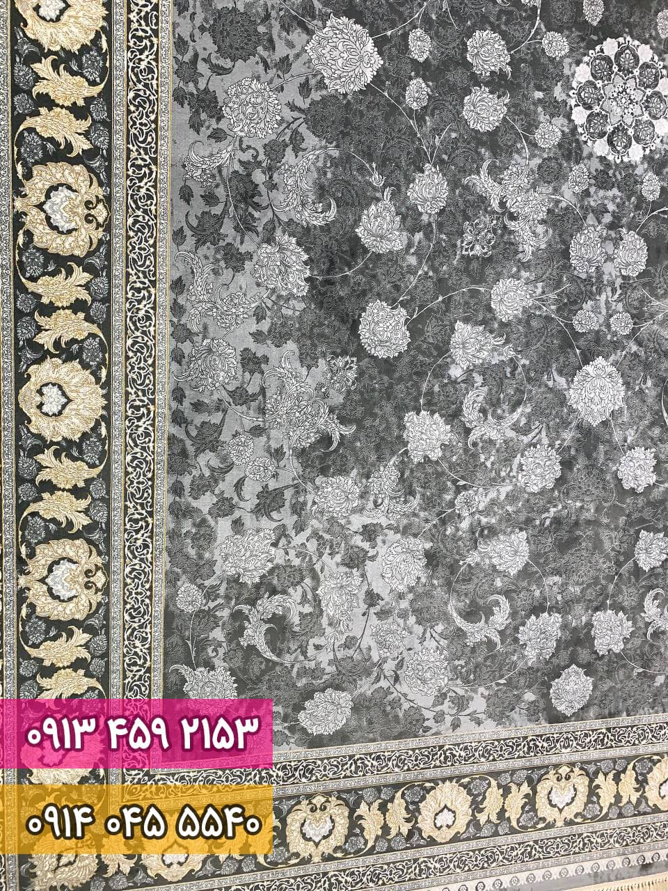 فرش افشان قصر زمینه دودی — تصویر ۲