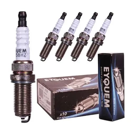 شمع موتور پژو 206 تیپ 5 اکیوم پایه بلند RFN 58 HZ بسته 4 عددی