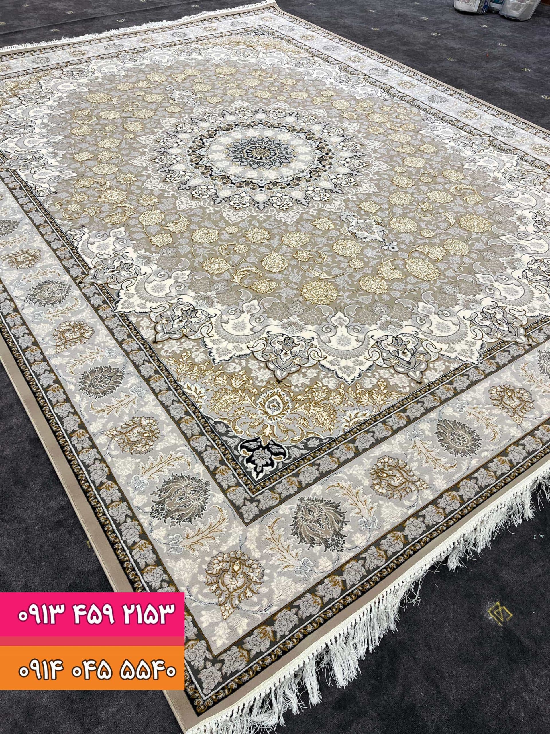 فرش کد 9012 زمینه خاکی