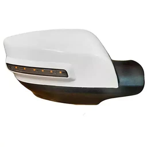 آينه بغل برقی راست ساینا راهنمادار با فلاپ سفید کاوج