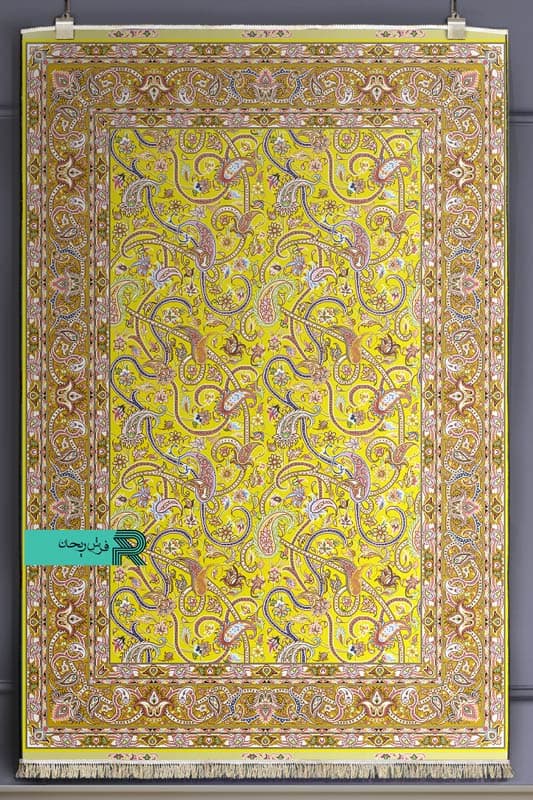 فرشینه با طرح سنتی نقشه اسلیمی — تصویر ۲