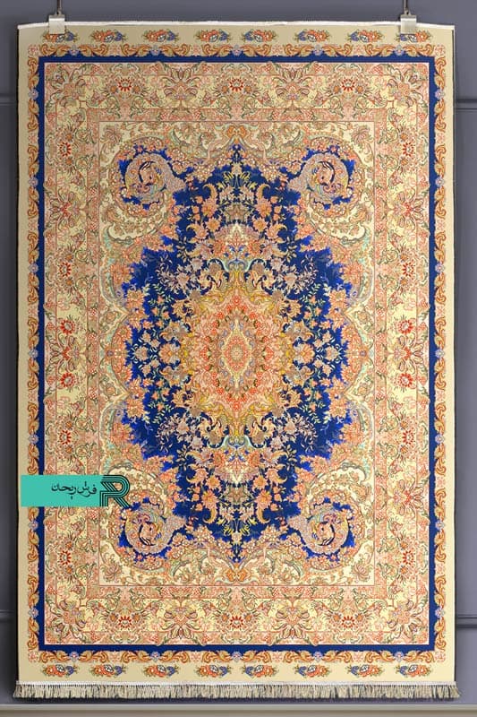 فرشینه با طرح سنتی نقشه نوین فر — تصویر ۴