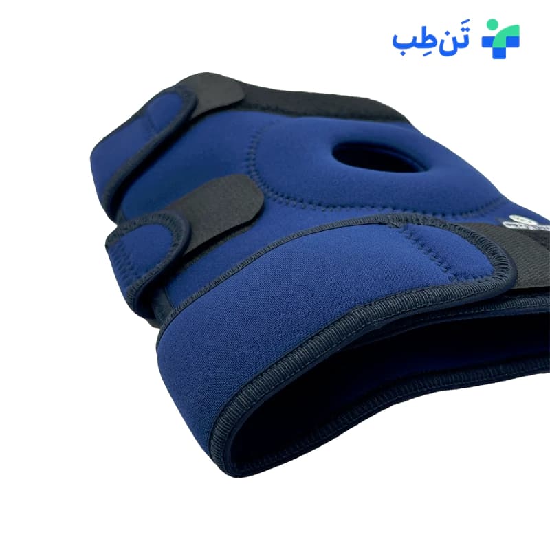 زانوبند قابل تنظیم کشکک باز نئوپرن تن یار کد 5040 — تصویر ۳