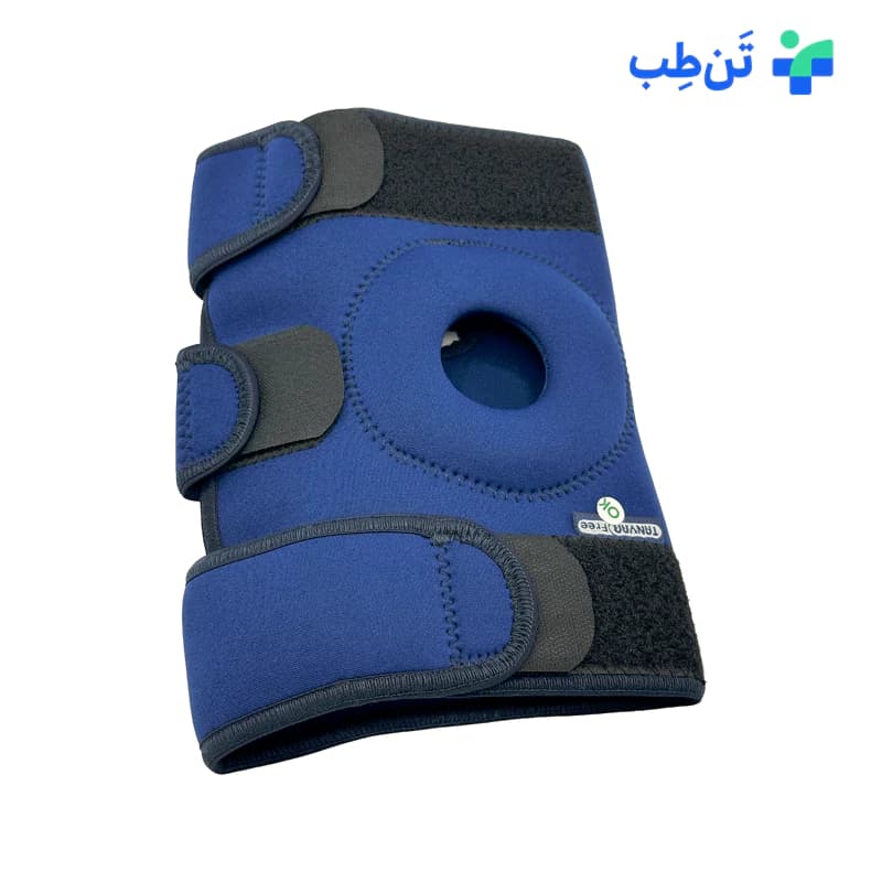 زانوبند قابل تنظیم کشکک باز نئوپرن تن یار کد 5040 — تصویر ۵