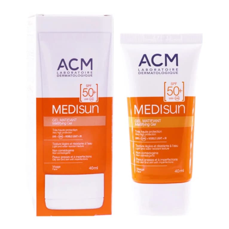 ژل ضد‌آفتاب مدیسان ای‌سی‌ام SPF50 مدل Medisun بی رنگ حجم 40میل — تصویر ۳