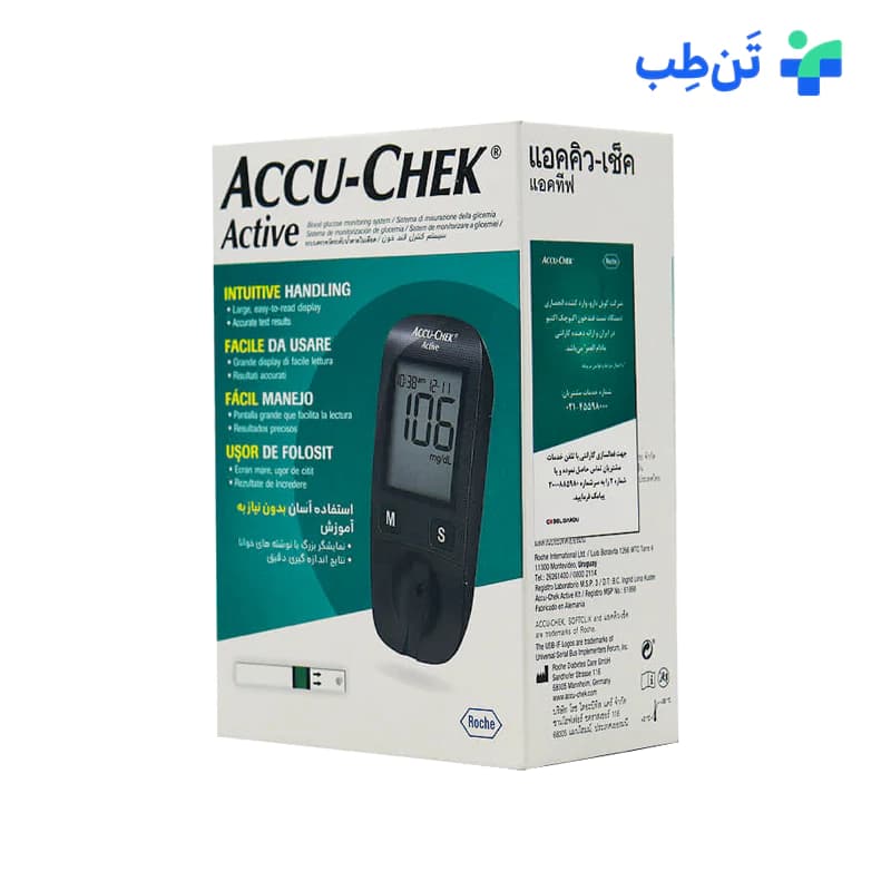دستگاه تست قند خون اکیوچک اکتیو به همراه 10 نوار