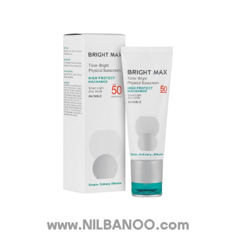 ضدآفتاب بی رنگ فیزیکال برایت مکس مدل Tone-Bright