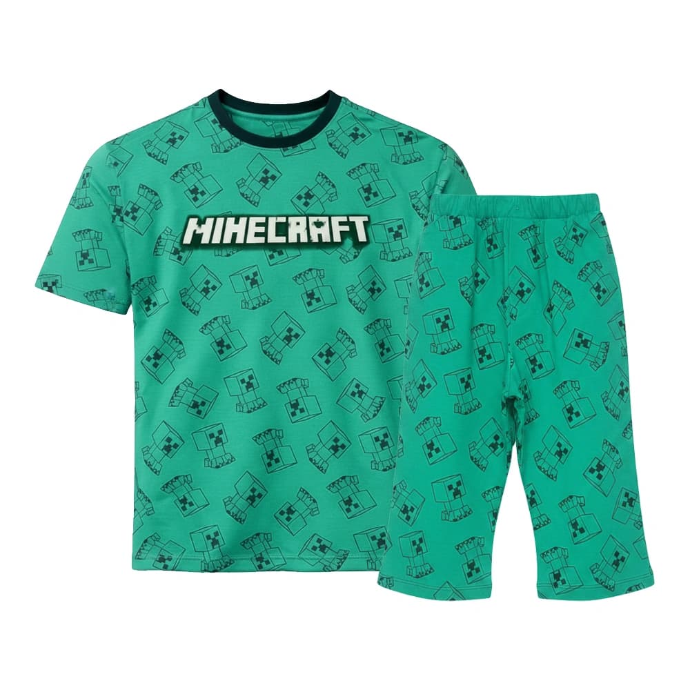 تیشرت و شلوارک طرح Minecraft پسرانه (7 تا 11 سال) کد 629969 — تصویر ۲