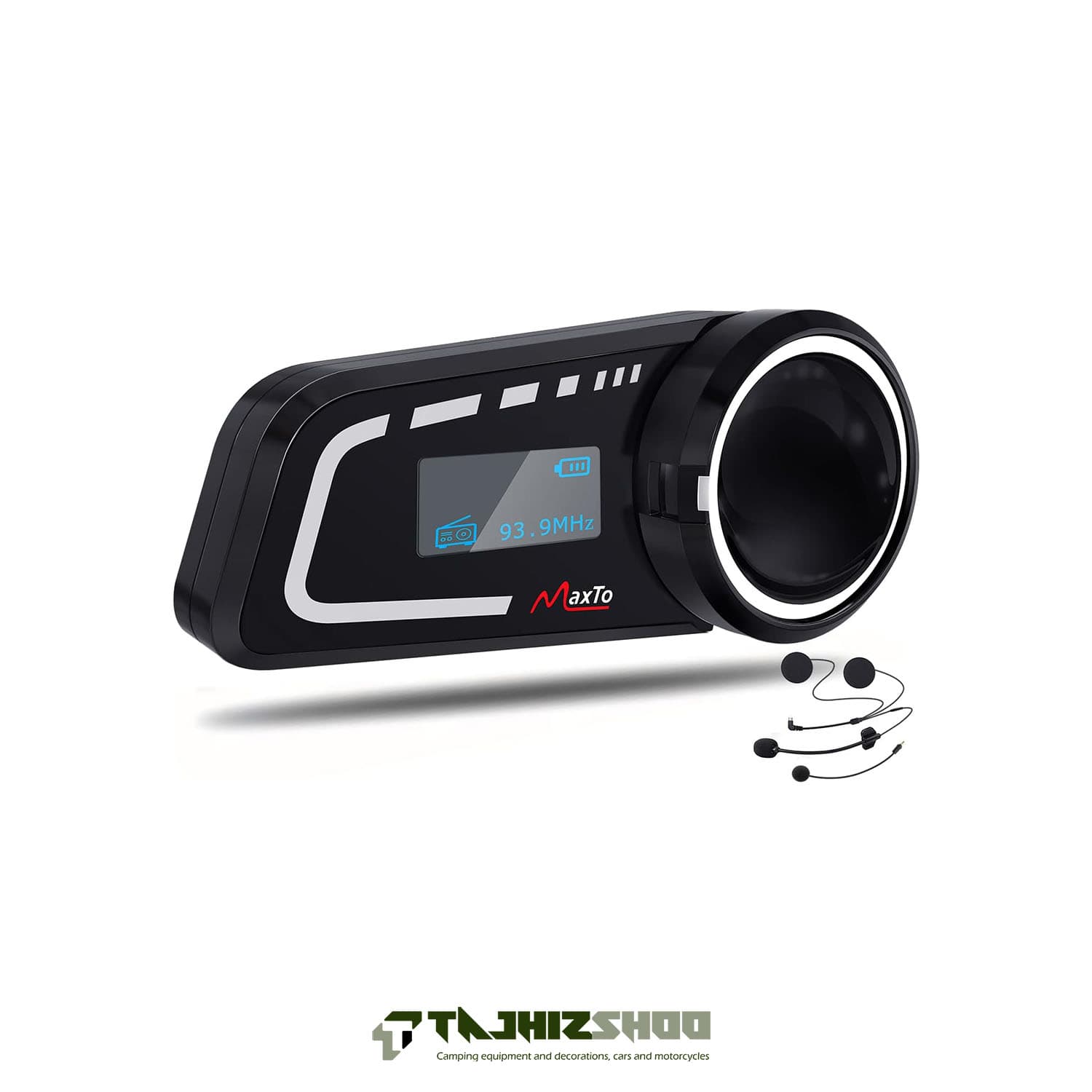 بلوتوث کلاه کاسکت maxto m2c — تصویر ۳