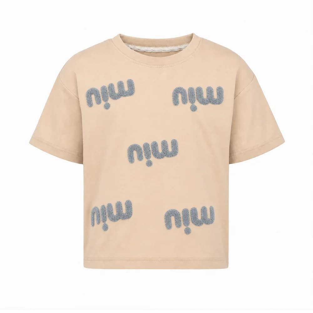 تیشرت طرح miu miu دخترانه (6 تا 13 سال) کد 94152400445 — تصویر ۵