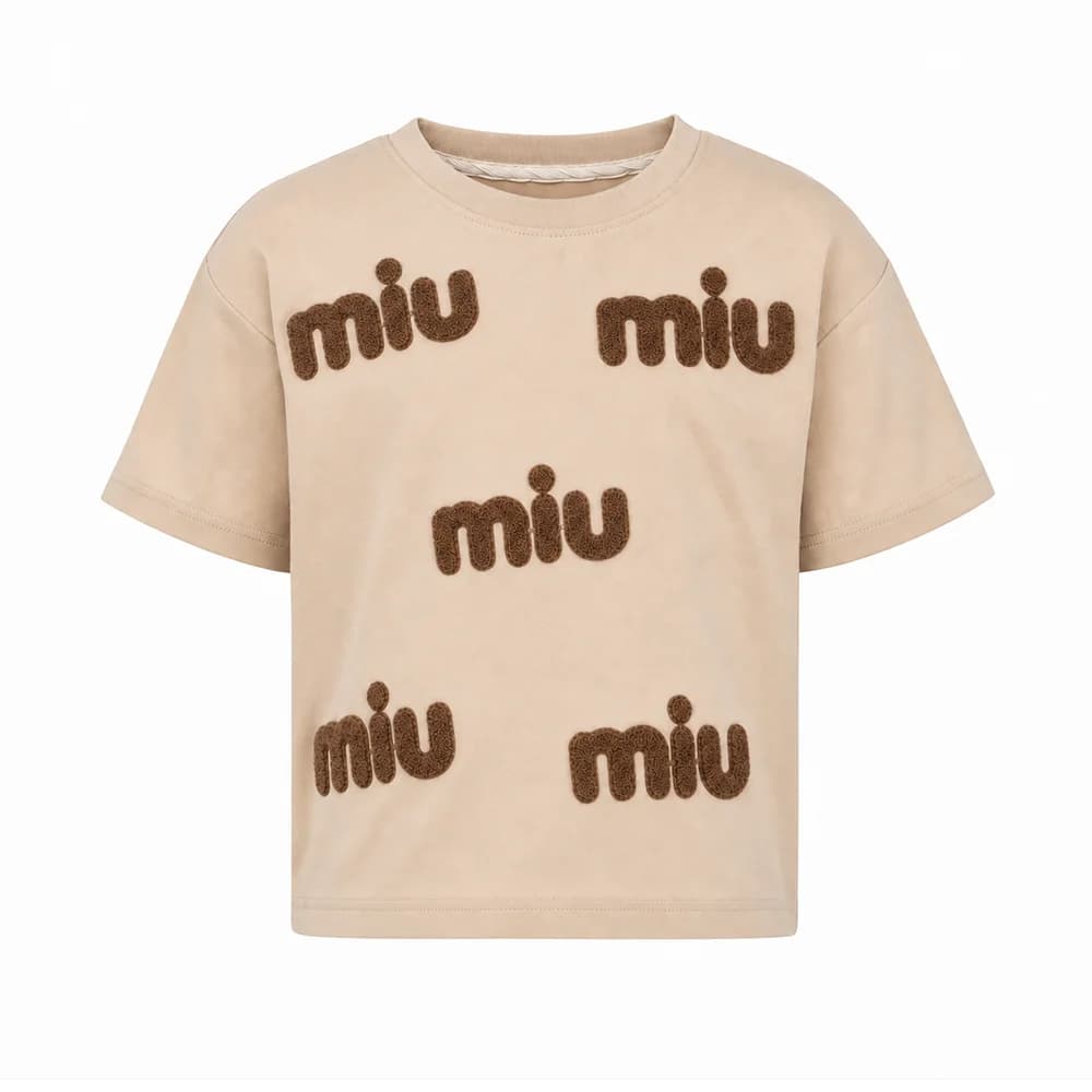 تیشرت طرح miu miu دخترانه (6 تا 13 سال) کد 94152400445 — تصویر ۴