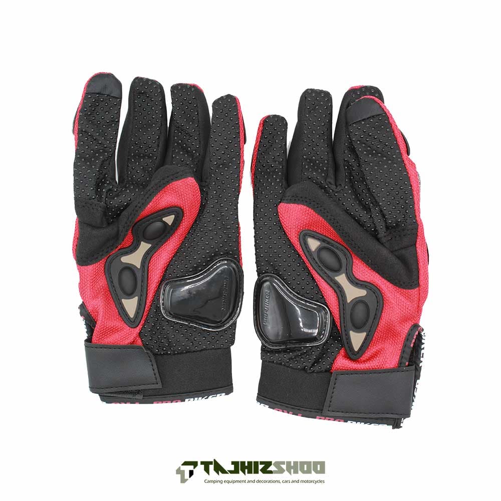 دستکش ضربه گیردار موتورسواری pro biker — تصویر ۷