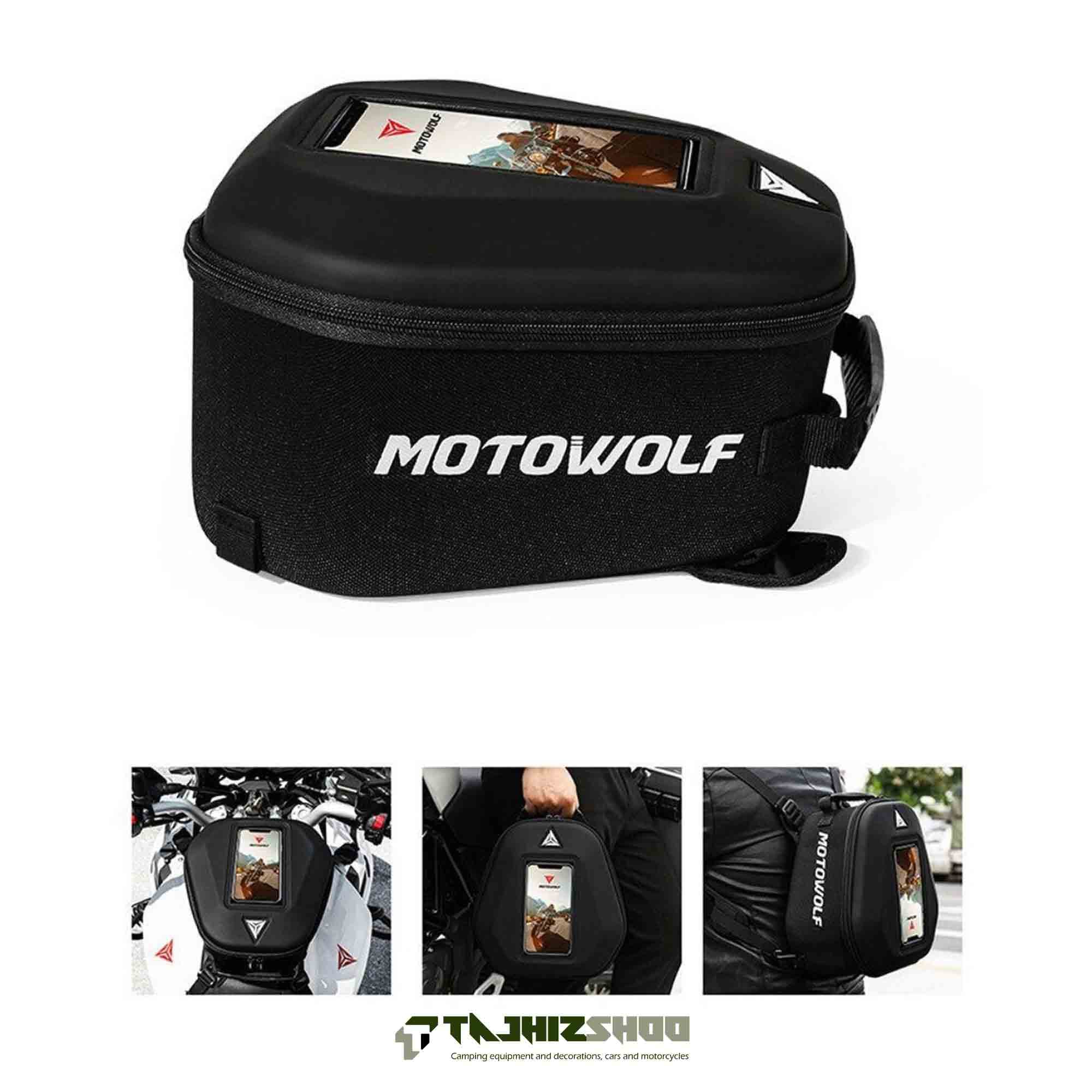 کیف روی باک موتورسیکلت motowolf — تصویر ۳