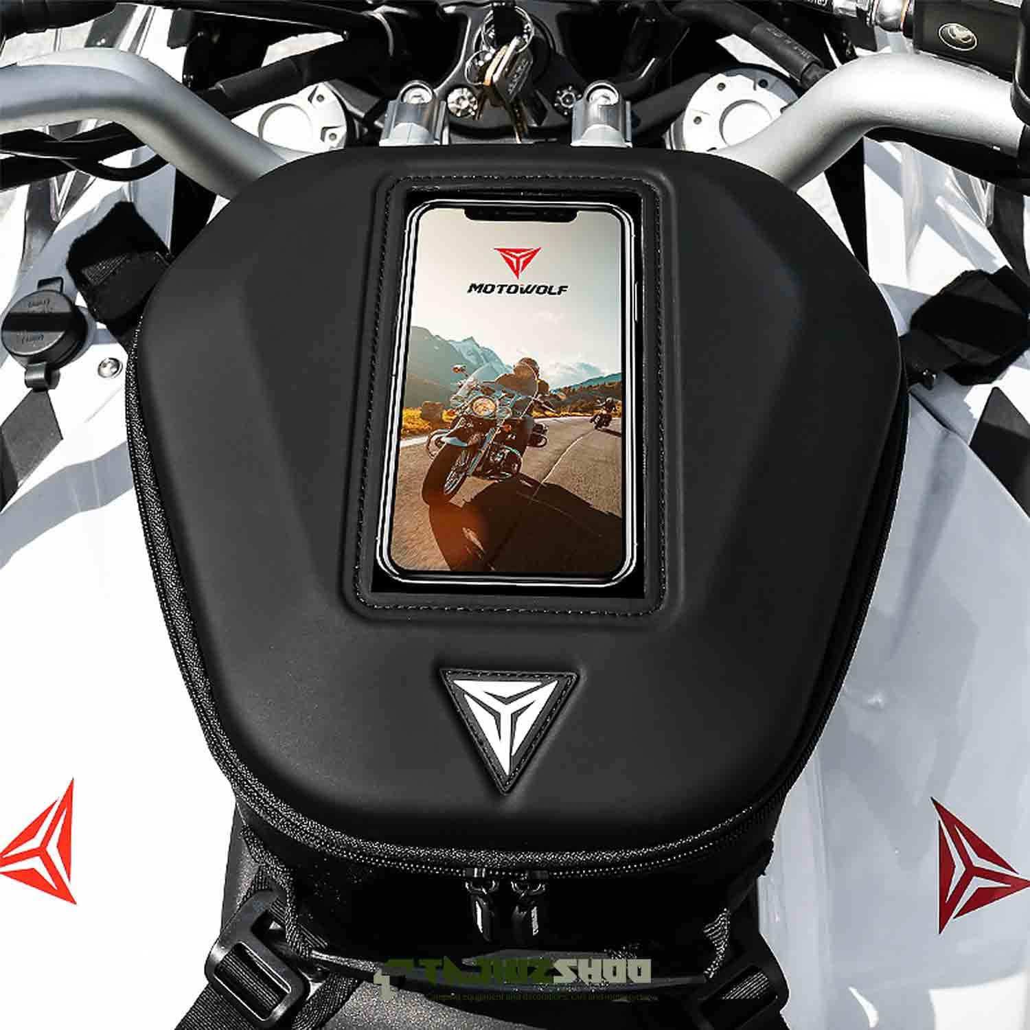 کیف روی باک موتورسیکلت motowolf — تصویر ۶