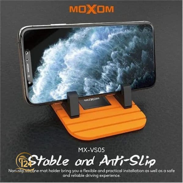 پایه نگهدارنده گوشی موبایل و تبلت MOXOM مدل MX-VS05 — تصویر ۳