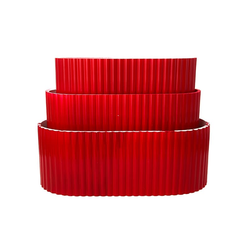 باکس PVC بیضی کرکره ای کوتاه 3تکه