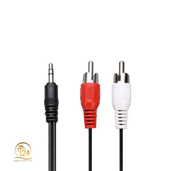 کابل صدا 1 به 2 (جک3.5mm به RCA) به طول 3 متر