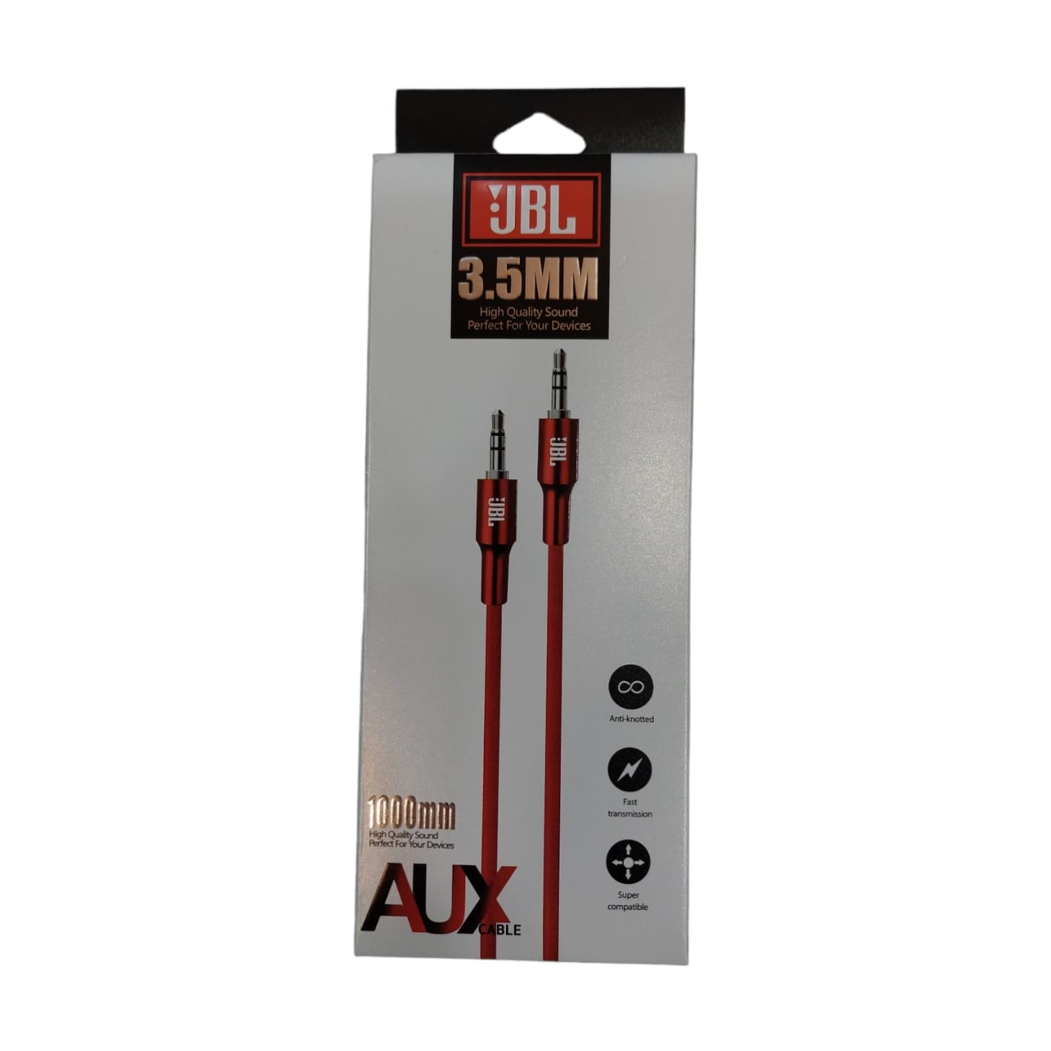 کابل AUX مدل JBL-23 طول 1 متر — تصویر ۲