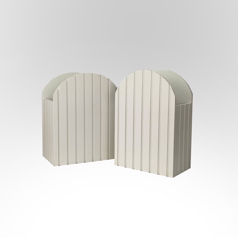 باکس pvc هلالی راه راه ست 2تایی بسته 2عددی